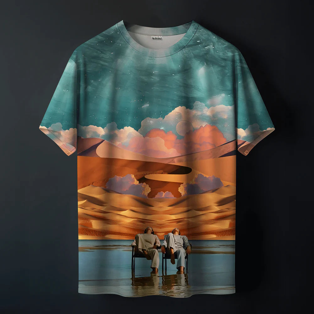 Urbanshirts Desert Daydream Printed Tee for Bold and Artistic Streetwear Style