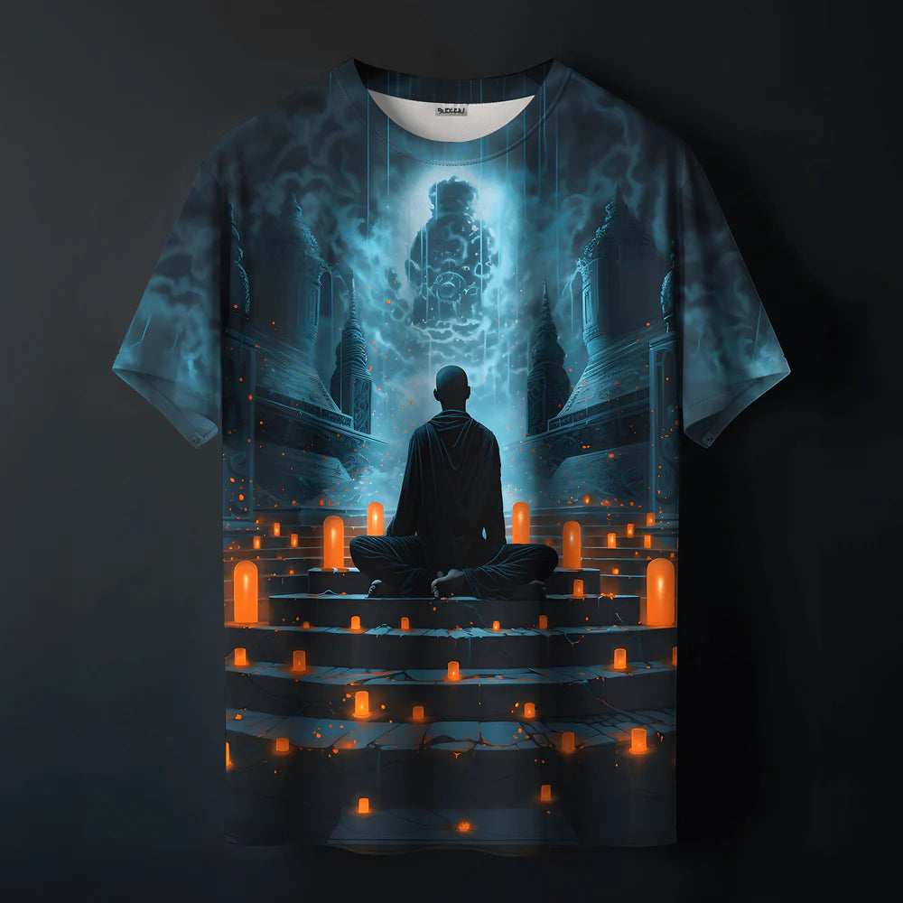 Urbanshirts Monk- Tranquility Printed Tee