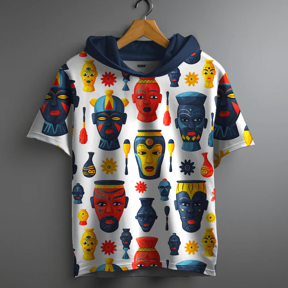 Urbanshirts Emoji Fiesta Printed Hoodie